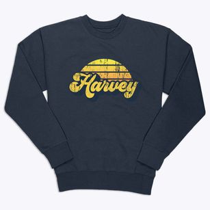 Harvey Illinois Sublime Sunset Premium Crewneck Sweatshirt