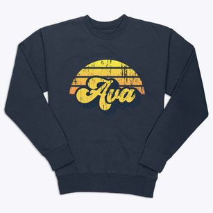 Ava New York Sublime Sunset Premium Crewneck Sweatshirt