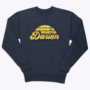 Darien Illinois Sublime Sunset Premium Crewneck Sweatshirt
