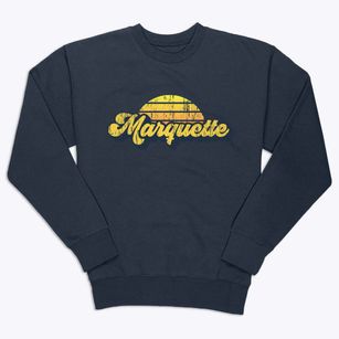 Marquette Kansas Sublime Sunset Premium Crewneck Sweatshirt