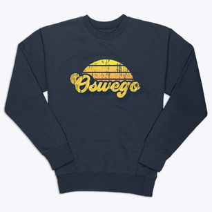 Oswego New York Sublime Sunset Premium Crewneck Sweatshirt