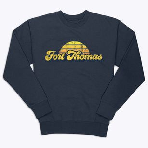 Fort Thomas Kentucky Sublime Sunset Premium Crewneck Sweatshirt