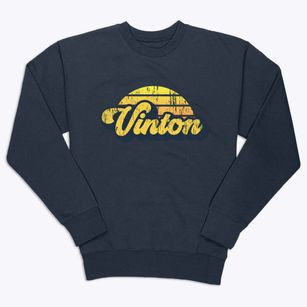 Vinton Ohio Sublime Sunset Premium Crewneck Sweatshirt