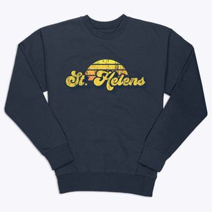 St. Helens Oregon Sublime Sunset Premium Crewneck Sweatshirt