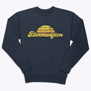 Bloomington Minnesota Sublime Sunset Premium Crewneck Sweatshirt
