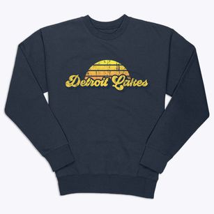 Detroit Lakes Minnesota Sublime Sunset Premium Crewneck Sweatshirt