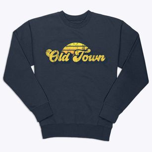 Old Town Maine Sublime Sunset Premium Crewneck Sweatshirt