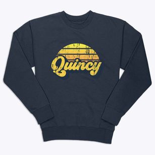Quincy Washington Sublime Sunset Premium Crewneck Sweatshirt