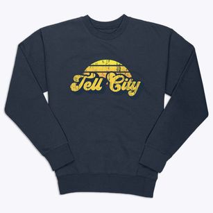 Tell City Indiana Sublime Sunset Premium Crewneck Sweatshirt