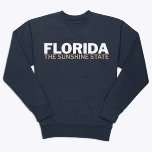  Florida White and Gold Premium Crewneck Sweatshirt
