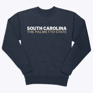  South Carolina White and Gold Premium Crewneck Sweatshirt