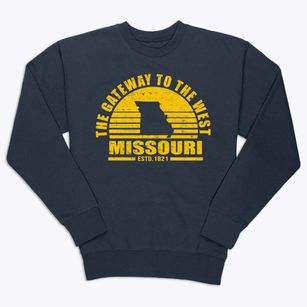  Missouri Sunset Premium Crewneck Sweatshirt