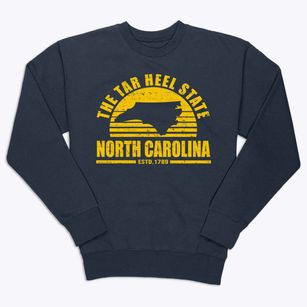  North Carolina Sunset Premium Crewneck Sweatshirt