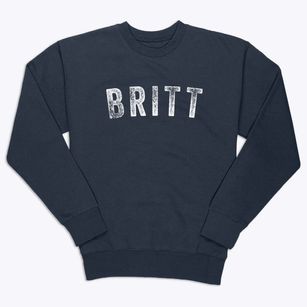 Britt Iowa Timeless Retro Premium Crewneck Sweatshirt