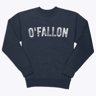 O'fallon Illinois Timeless Retro Premium Crewneck Sweatshirt