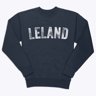 Leland Iowa Timeless Retro Premium Crewneck Sweatshirt