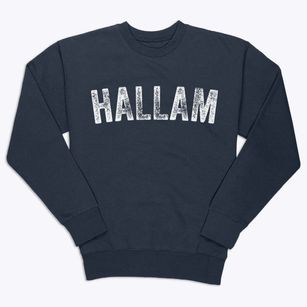 Hallam Nebraska Timeless Retro Premium Crewneck Sweatshirt