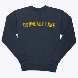 Conneaut Lake Pennsylvania Timeless Retro Premium Crewneck Sweatshirt
