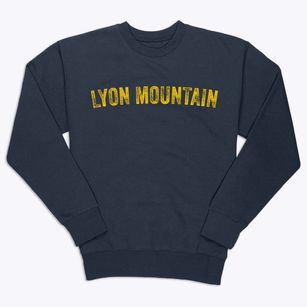 Lyon Mountain New York Timeless Retro Premium Crewneck Sweatshirt
