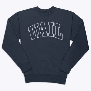 Vail Colorado Trendy Block Premium Crewneck Sweatshirt