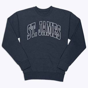 St. James Minnesota Trendy Block Premium Crewneck Sweatshirt
