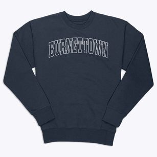 Burnettown South Carolina Trendy Block Premium Crewneck Sweatshirt