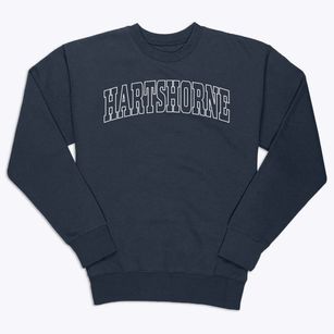 Hartshorne Oklahoma Trendy Block Premium Crewneck Sweatshirt