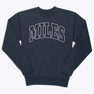 Miles Texas Trendy Block Premium Crewneck Sweatshirt