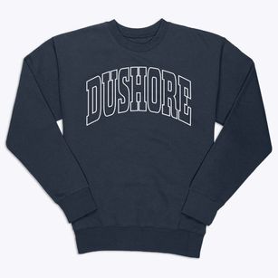 Dushore Pennsylvania Trendy Block Premium Crewneck Sweatshirt