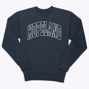Hopeland Pennsylvania Trendy Block Premium Crewneck Sweatshirt