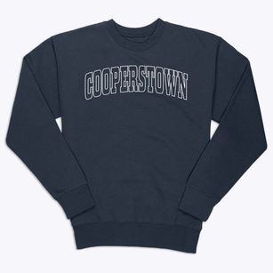 Cooperstown Pennsylvania Trendy Block Premium Crewneck Sweatshirt