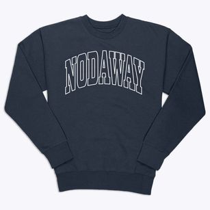 Nodaway Iowa Trendy Block Premium Crewneck Sweatshirt