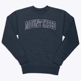 Mount Kisco New York Trendy Block Premium Crewneck Sweatshirt