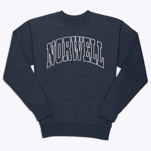 Norwell Massachusetts Trendy Block Premium Crewneck Sweatshirt