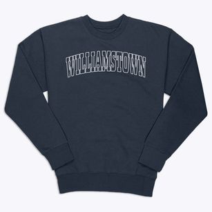 Williamstown Massachusetts Trendy Block Premium Crewneck Sweatshirt