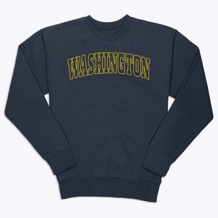 Washington New York Trendy Block Premium Crewneck Sweatshirt