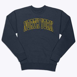 North York Pennsylvania Trendy Block Premium Crewneck Sweatshirt