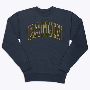 Catlin Illinois Trendy Block Premium Crewneck Sweatshirt