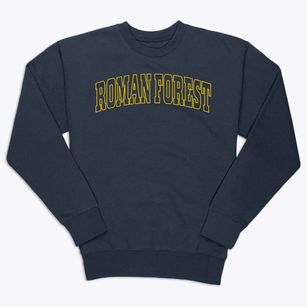 Roman Forest Texas Trendy Block Premium Crewneck Sweatshirt