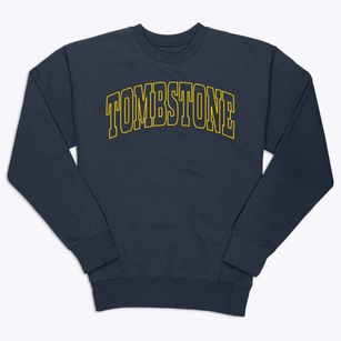 Tombstone Arizona Trendy Block Premium Crewneck Sweatshirt