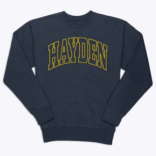 Hayden Indiana Trendy Block Premium Crewneck Sweatshirt