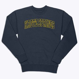 Krotz Springs Louisiana Trendy Block Premium Crewneck Sweatshirt