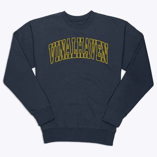 Vinalhaven Maine Trendy Block Premium Crewneck Sweatshirt