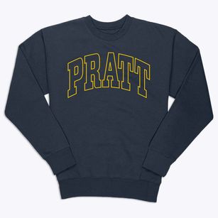 Pratt West Virginia Trendy Block Premium Crewneck Sweatshirt