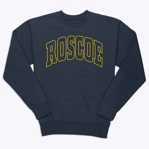 Roscoe New York Trendy Block Premium Crewneck Sweatshirt