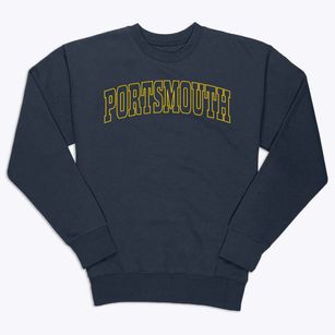 Portsmouth Ohio Trendy Block Premium Crewneck Sweatshirt