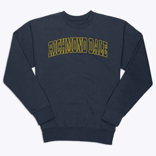 Richmond Dale Ohio Trendy Block Premium Crewneck Sweatshirt