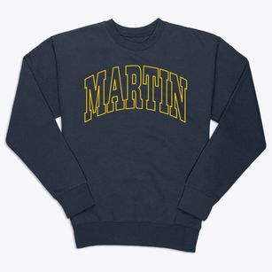 Martin Michigan Trendy Block Premium Crewneck Sweatshirt