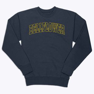 Bellflower Illinois Trendy Block Premium Crewneck Sweatshirt