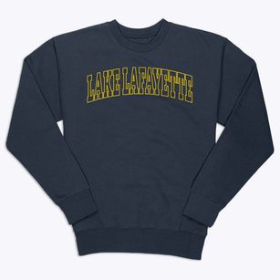 Lake Lafayette Missouri Trendy Block Premium Crewneck Sweatshirt